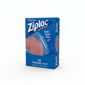 Ziploc Freezer Quart Bags (54 Count)