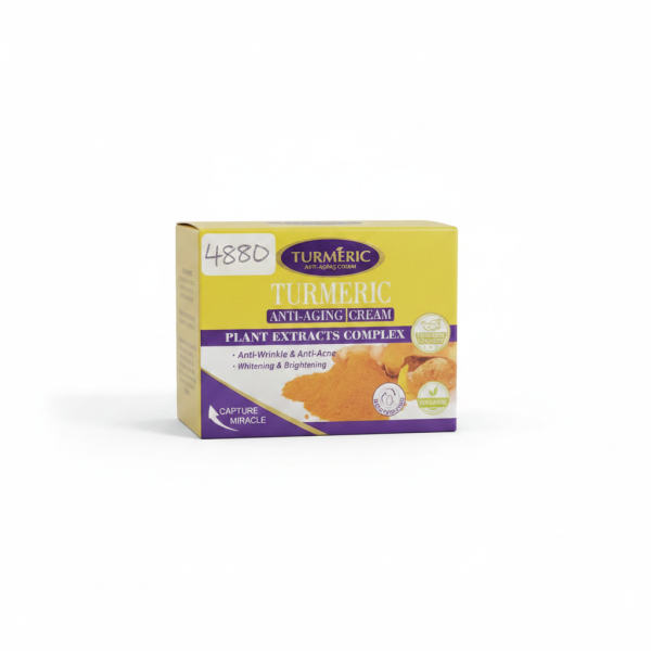 Turmeric Anti-Aging Cream with Plant Extracts Complex