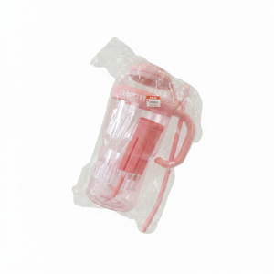 DRBOTTLE Pink Tumbler with Straw & Handle