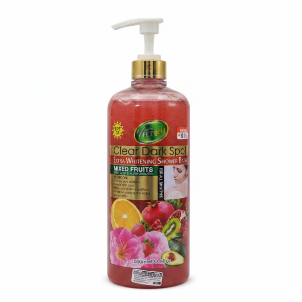 Veet Gold Clear Dark Spot Extra Whitening Shower Bath – Mixed Fruits 1000ml