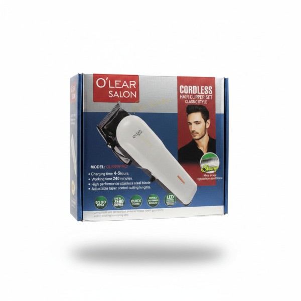 O’Lear Salon Cordless Hair Clipper Set (Model OL699PRO) O’Lear Salon Cordless Hair Clipper Set (Model OL699PRO)