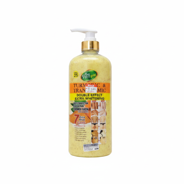Veet Gold Turmeric & Tranexamic Double Effect Extra Whitening Shower Bath Veet Gold Turmeric & Tranexamic Double Effect Extra Whitening Shower Bath